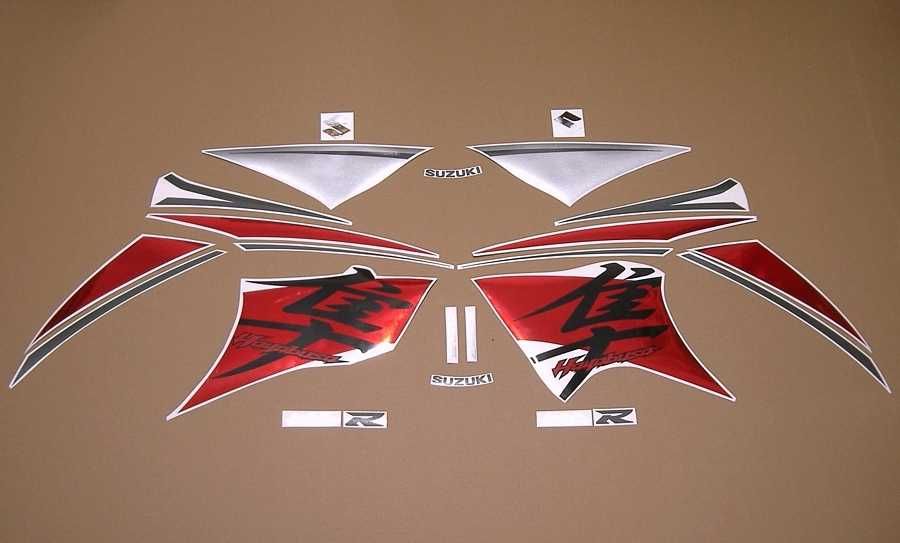 Стикери Сузуки 1340 Hayabusa 2015-2016г Suzuki Хаябуса лепенки графики