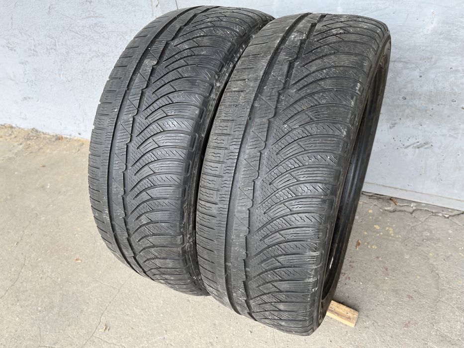 2 бр. зимни гуми 225/50/18 Michelin PA4 DOT 2616 4-4,5 mm