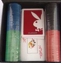 Комплект карти Плейбой  и жетони за игра на покер