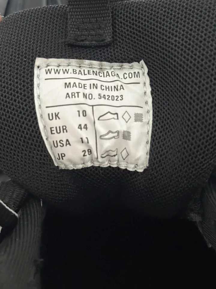 (36-46 номер) Balenciaga Track LED Black/Черно