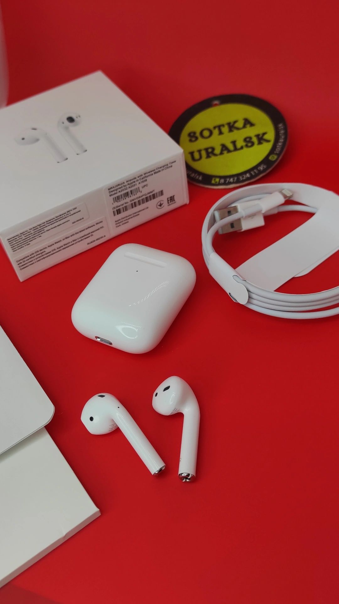 AirPods 2, 3, PRO  беспроводные наушники айрподс