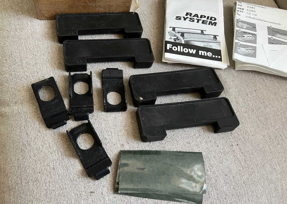 Protectii fixare bare portbagaj Thule 1035 Rapid dedicat VW Passat