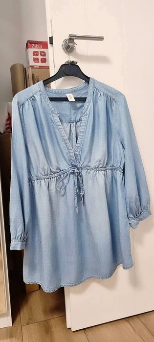 Bluzita baby doll din lyoncell