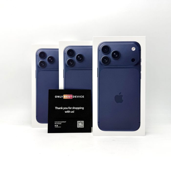 iPhone 17 Pro Max Deep Blue 256GB SIM Fizic