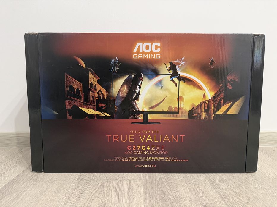 Monitor gaming AOC C27G4ZXE 27", curbat,  1080p 280Hz NOU