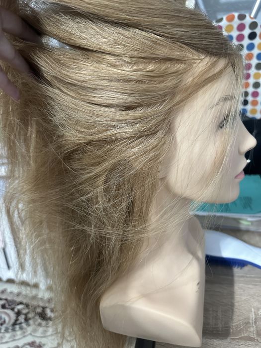 Учебная болванка, манекен голова для причесок