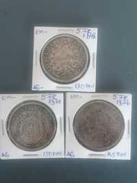Monede 5 franci 1848-1876