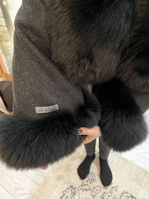 Palton din lână de alpaca