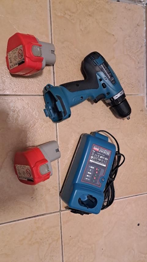 Makita 12v Made in Japan с 2 батерий и ориг.зарядно-200лв