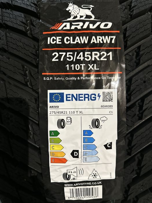 Нови зимни гуми ARIVO ARW7 275/45R21 110T XL НОВ DOT БОРД 2754521