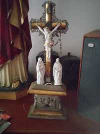 Crucifix/ansamblu statuar f vechi pt colectionari