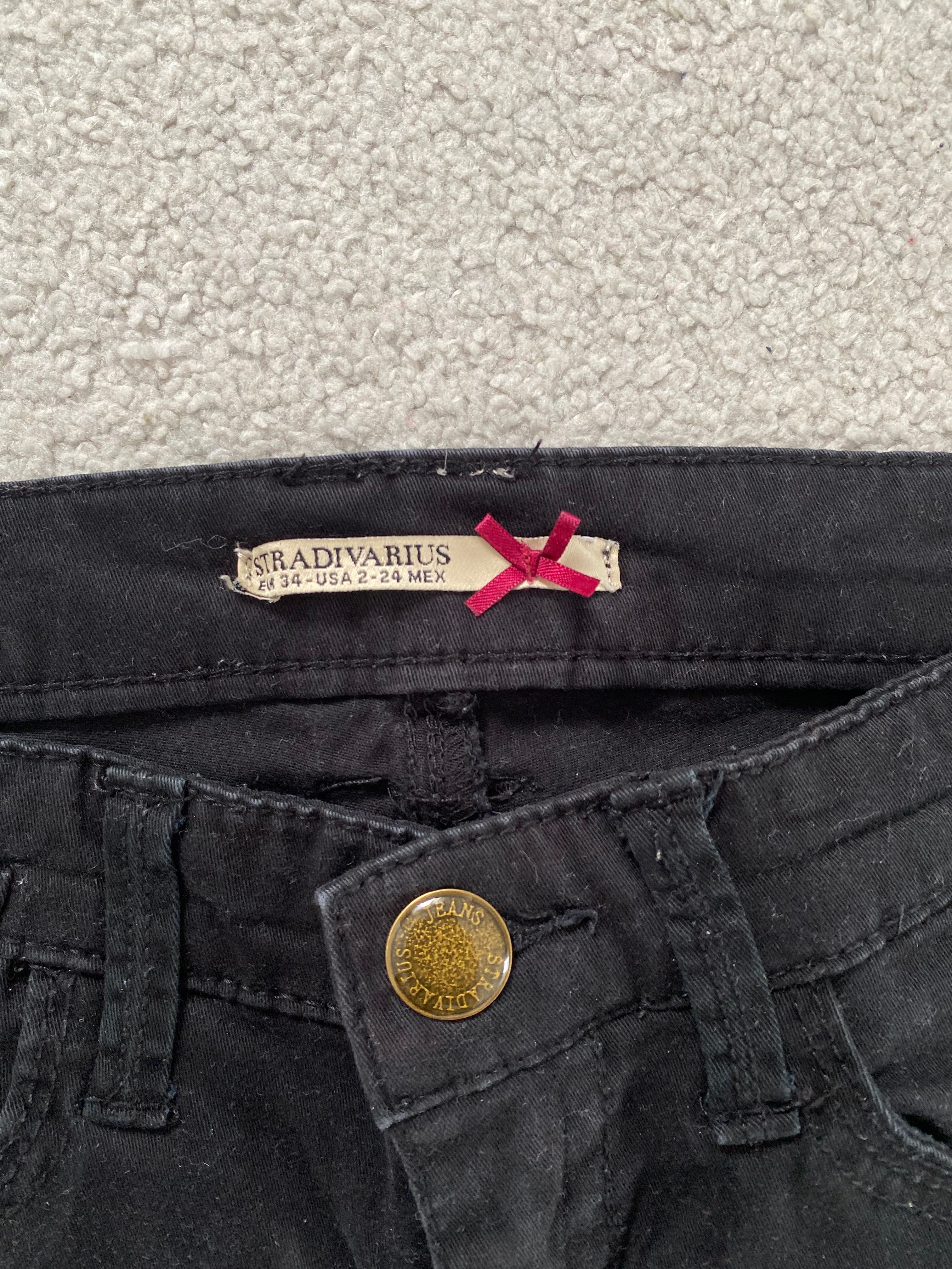 Pantaloni stradivarius negri 34