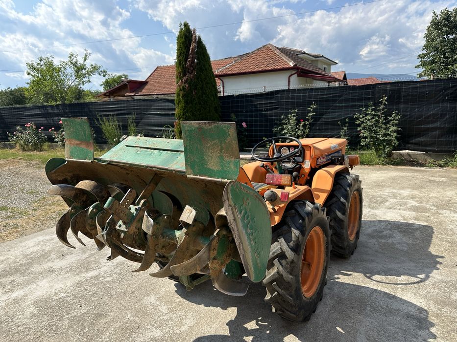 Motocultor tractoras 4x4 diesel Goldoni 2 pistoane cu freza
