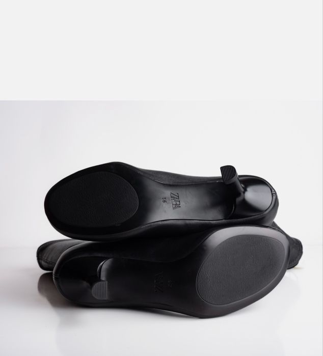 Обвки Zara, естествена кожа, размер 38, нови
