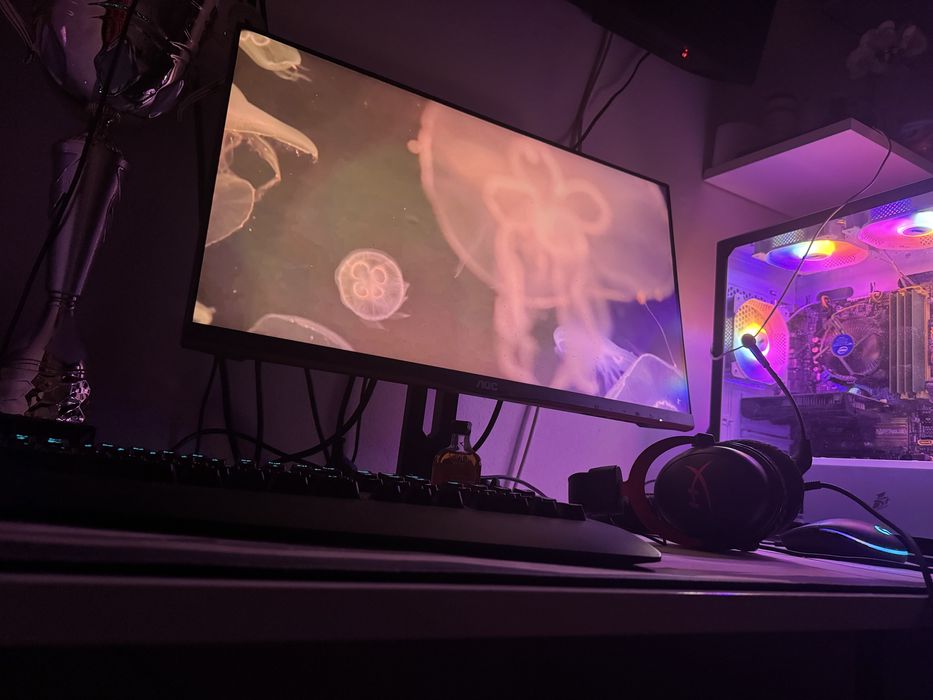 PC Gaming + monitor + periferice incluse in pret!!(FULL SETUP)