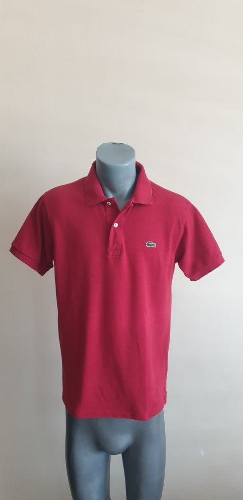 Lacoste Pique Cotton Classic Fit Size / 4 - M  ОРИГИНАЛ! Мъжка Тениска