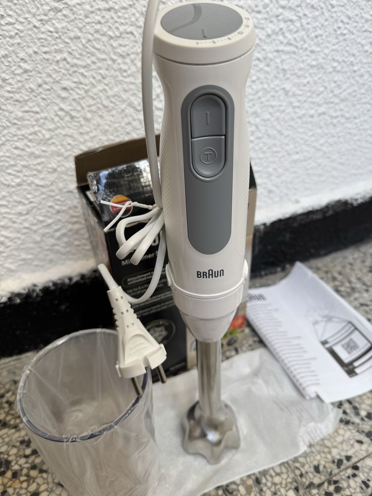Ръчен Пасатор Braun HB501AI MultiQuick 5 Vario, 750W 21 Скорости Чопър
