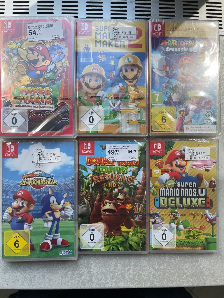 Jocuri Nintendo Switch noi sigilate