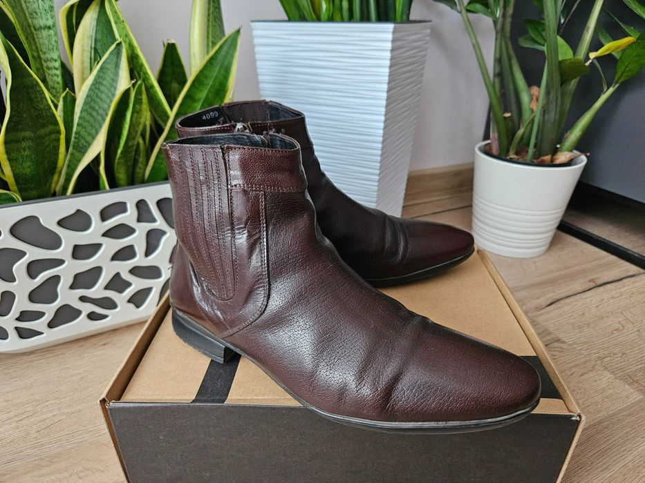 Мъжки кожени боти Gianni, размер 42-42.5