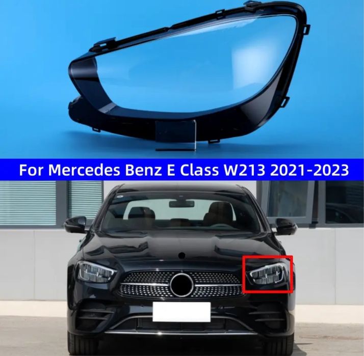 sticla far Mercedes E-Class W213 (2016-2022) NFL-Facelift/Carcasa w213