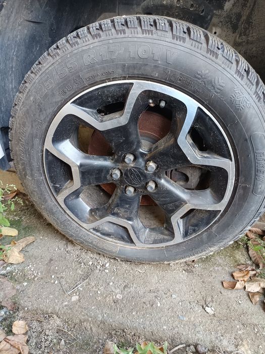 Гуми с джанти за субару 225/55/17