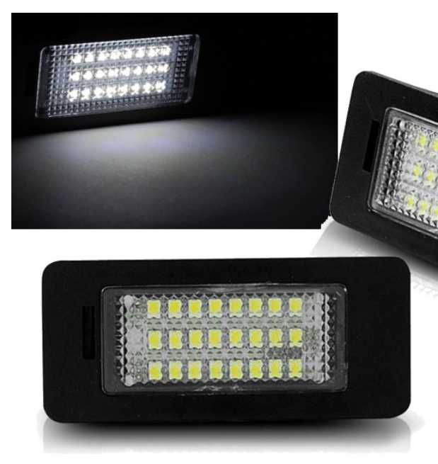 Лед Светлини Номер БМВ Х5 Е70 Х6 Е71 Е39 Е60 led BMW X5 X6 E60 E39 E70