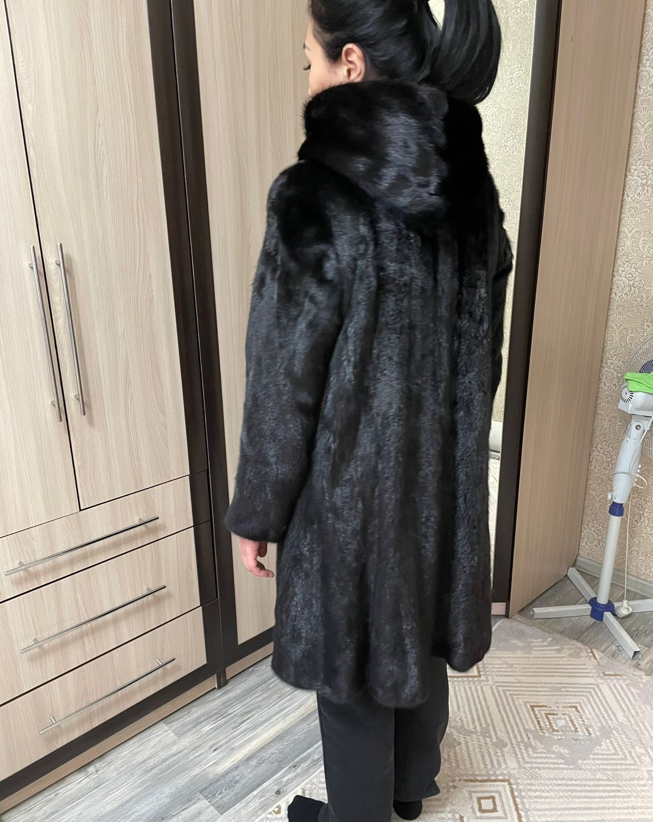 Шуба норковая (трапеция)