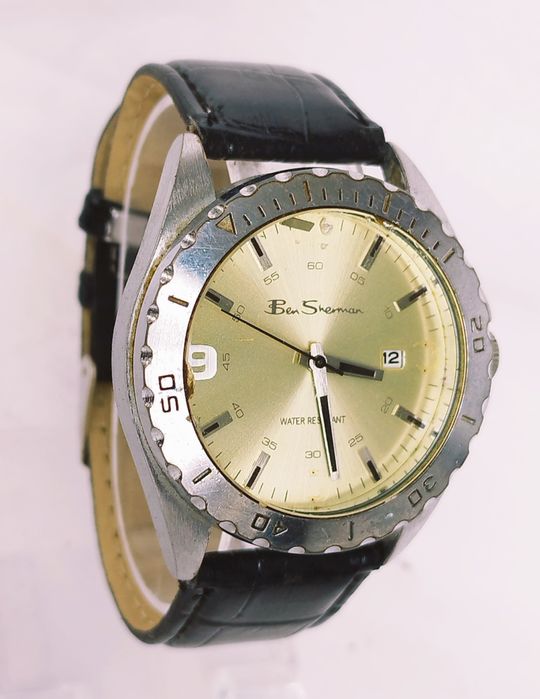Ceas barbatesc Ben Sherman cu Quartz, din oțel inoxidabil, curea piele