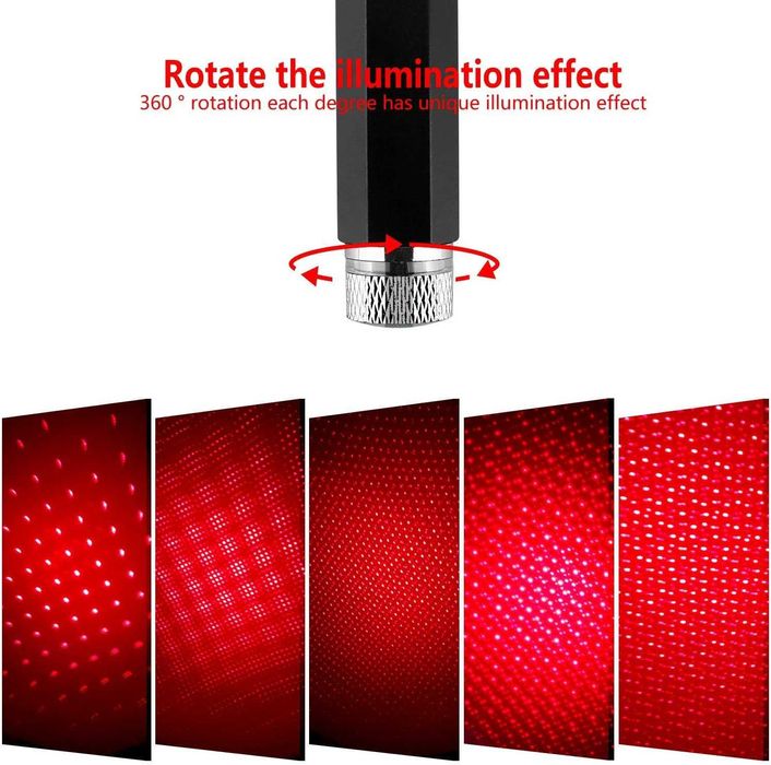 USD звездички, фенерче за кола или стая