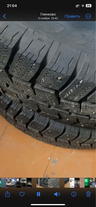 Зимний балон газель