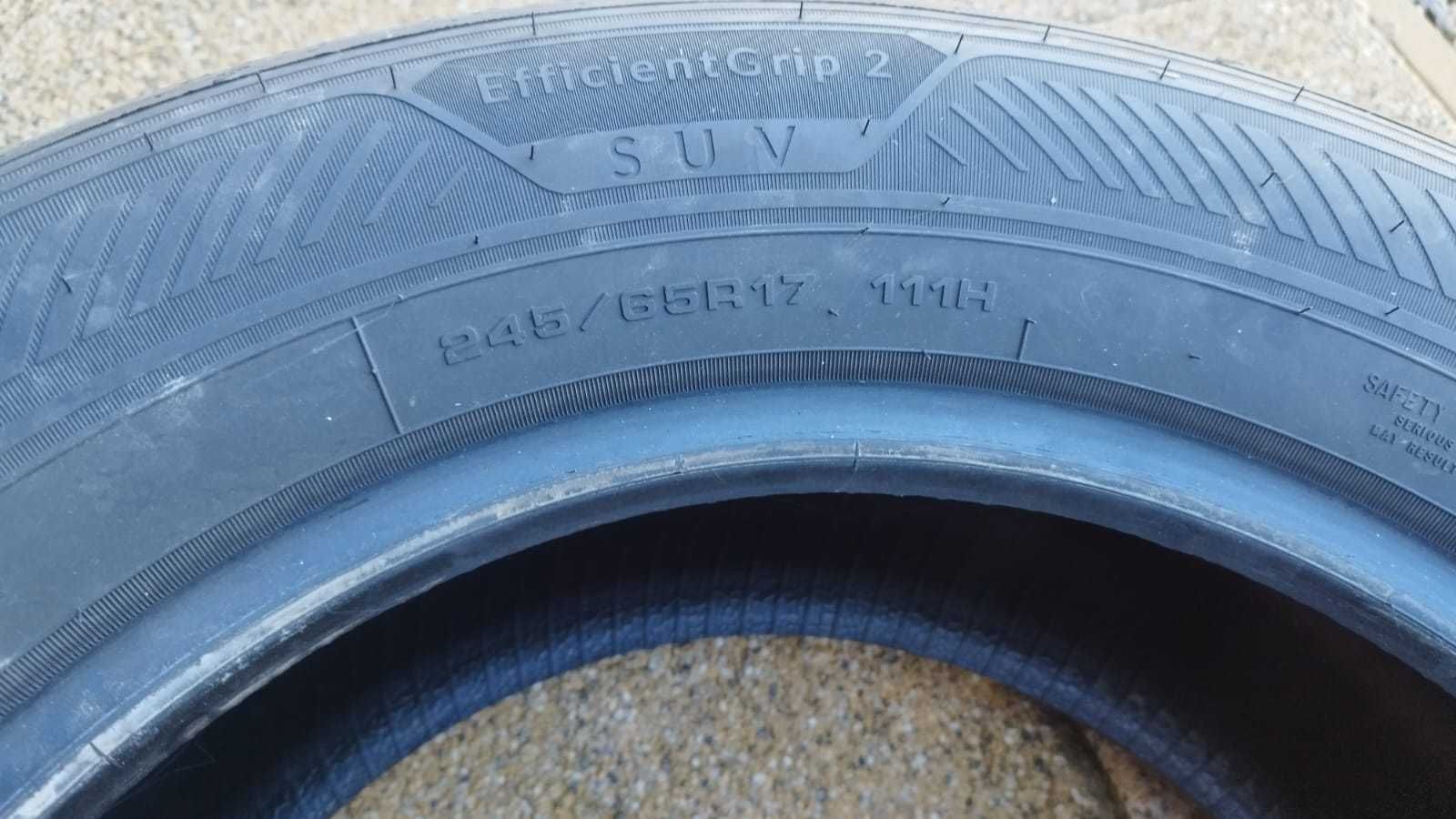 Vând 4 anvelope Continental 245/65 R17 eficientgrip 2 SUV XL 111H 2023