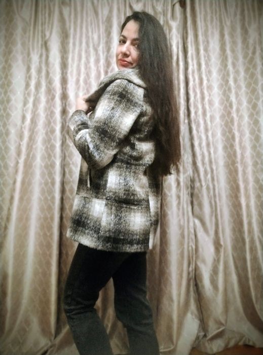 Полупальто шерсть от ZARA