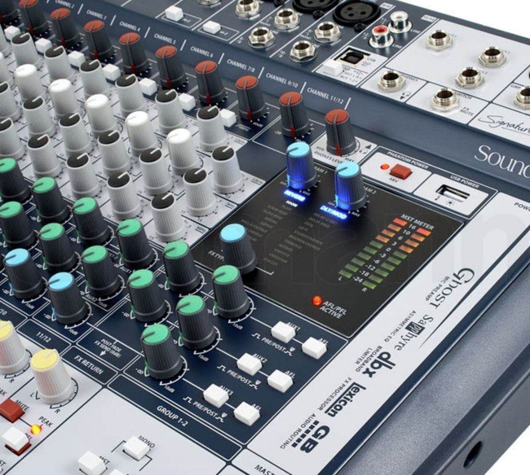 Mixer audio sunet SoundCraft cu procesor sunet, interfata Usb Ca nou