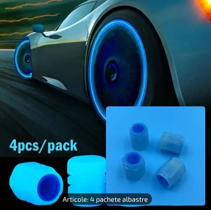 Capace de supapa fosforescente care luminează in intuneric