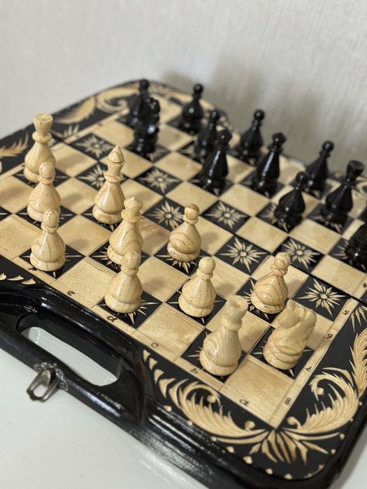 Продам шахматы/шашки ручной работы