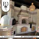 Cărămidă colorată pentru construcții grătare de grădină, garduri
