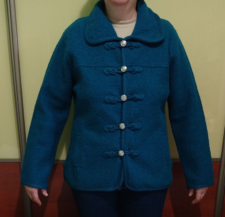 Haină Lana Carina 46(L-XL,18) lână 100%