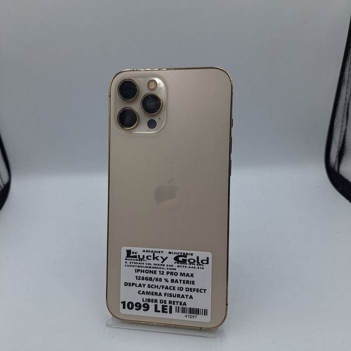 Iphone 12 Pro max 128 GB 88 Baterie factura garanție #47297
