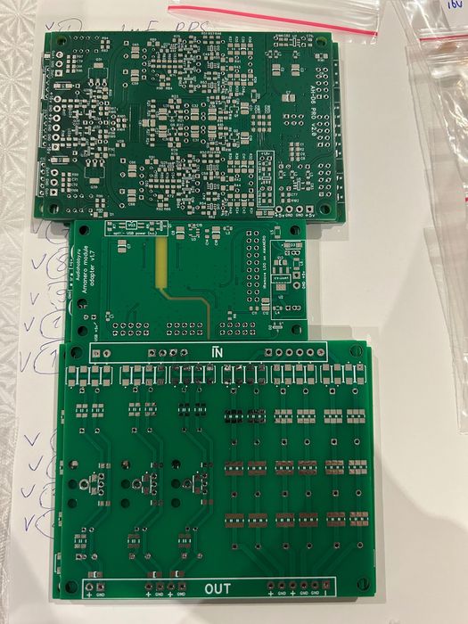 Платы ЦАП+питание и опторазвязки