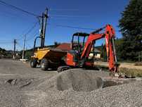 Săpături miniexcavatoare, lucrări amenajare teren