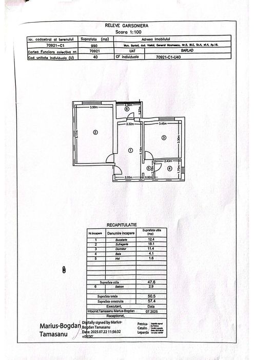 Vand apartament 2 camere decomandate