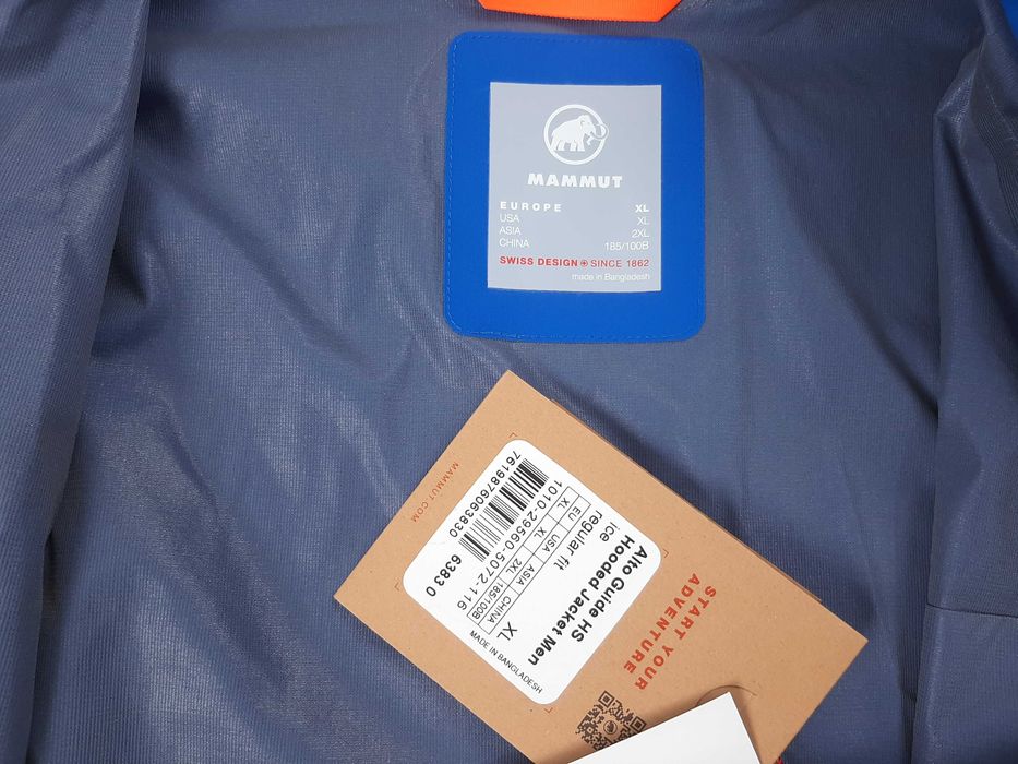 Mammut Alto Guide HS - Оригинално мъжко хардшел яке размер XL