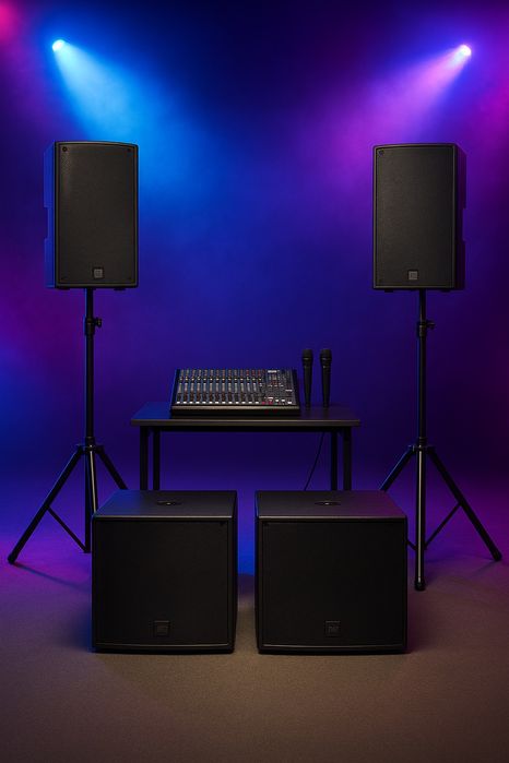 Închiriez boxe RCF, microfoane Shure și lumini – Țara Dornelor