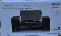 Pick-up LENCO LS-300BK V2, Bluetooth, negru