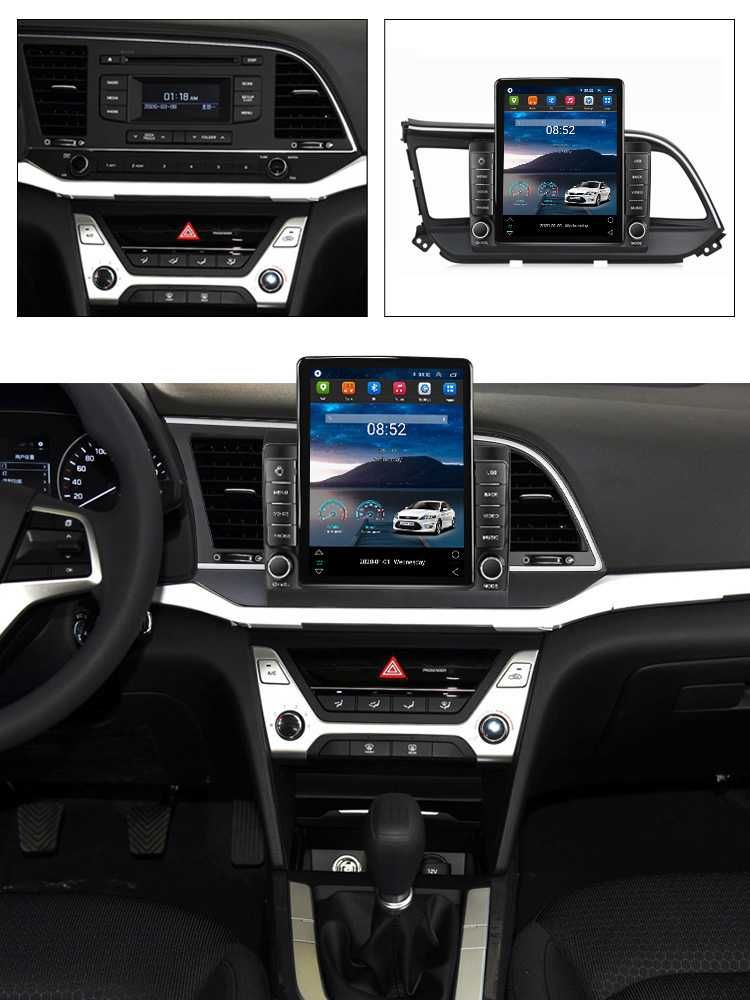 Navigatie Hyundai Elantra  2016-2018,Tesla, Android, 2+32GB ROM,10inch