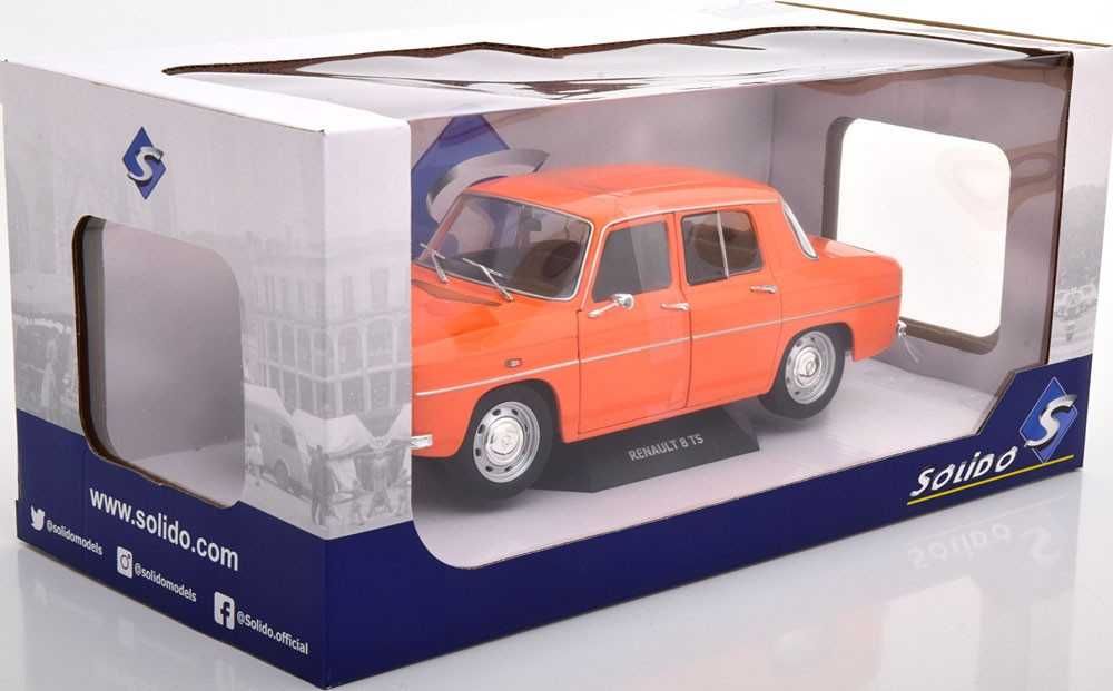 Macheta Renault 8 TS Spania 1967 (Dacia 1100) orange - Solido 1/18