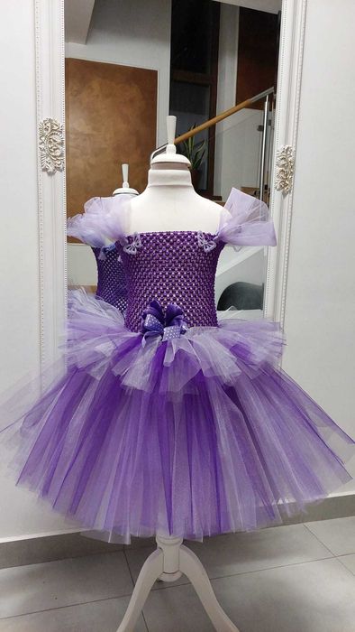 Rochita TUTU Floare Viorea Brandusa Mac Bujor Mac Crin serbare carnava