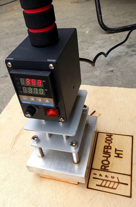 Dispozitiv de marcat prin ardere lemn  paleti europaleti fito sanitar