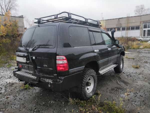 Бампер РИФ силовой задний Toyota Land Cruiser