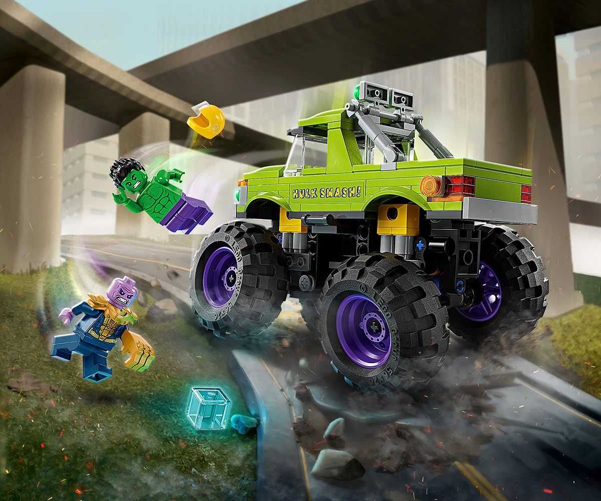 LEGO® Marvel 76312 - Камионът на Хълк срещу Танос, офроуд